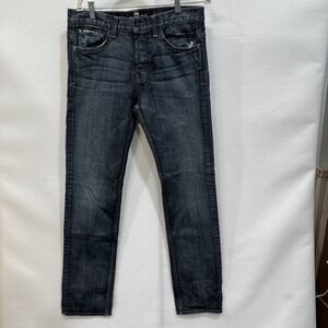 7 For‎ All Mankind l Jared Distressed Straight Leg Jeans Size 33